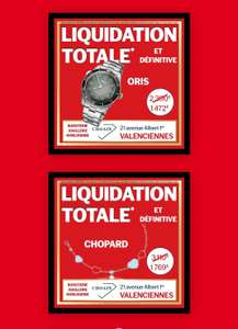 [Liquidation] Sélection de bijoux et montres en promotions - Bijouterie Choain, Valenciennes (59)