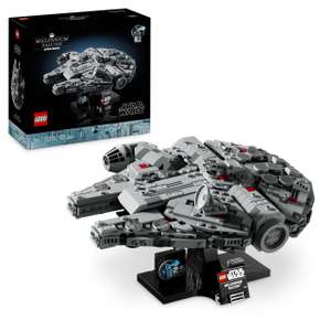 Jeu de construction Lego Star Wars (75375) - Millennium Falcon spéciale 25e anniversaire (Via Coupon)
