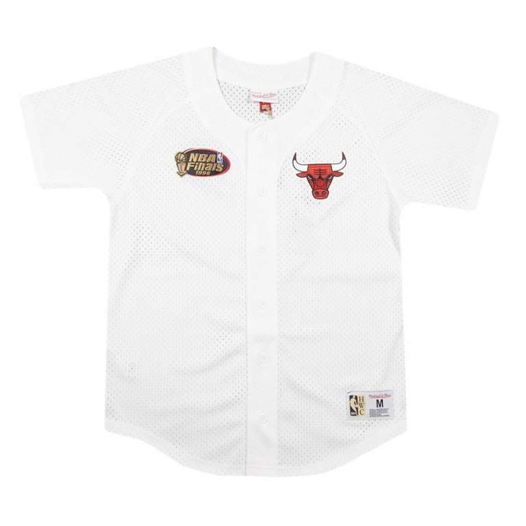 Chemise Baseball NBA Mitchell & Ness - Chicago Bulls Finals '96 (Plusieurs coloris) ou Los Angeles Lakers