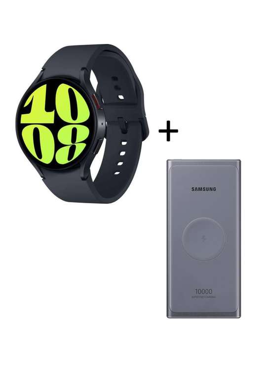 Montre connectée Samsung Galaxy Watch6 BT (40mm) + Batterie 10000mAh (EB-U3300XJEGEU) (via reprise de 70€ + Formulaire)
