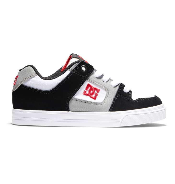 Chaussures pour enfant DC Shoes Pure White/Black/Red - Taille 28 au 38