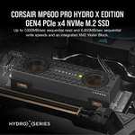 SSD interne M.2 NVMe Gen. 4 Corsair MP600 Pro Hydro X Edition (TLC, E18) - 2 To, frais de port inclus