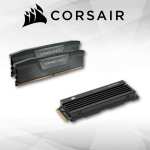 SSD Interne Corsair MP600 (1 To, NVMe M.2) + Mémoire RAM Corsair Vengeance 2x16 Go (DDR5 5600 Mhz )