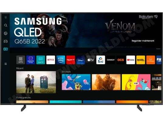 TV 65" Samsung QE65Q65B 2022 - QLED, 4K (Via ODR de 300€)
