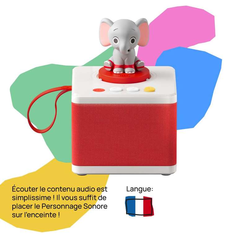 Housse Anti-Chute Pour FABA Conteur D’Histoires - Protection Rose Éléphant