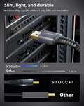 Câble Display Port 1.4 Stouchi - 3 Mètres, 8K (60Hz) / 4K (60Hz/144Hz/120Hz) / 2K (165Hz/240Hz), HDR10 (Vendeur tiers)