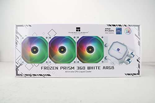 Watercooling AiO Thermalright Frozen Prism 360 White ARGB (65,9€ en Noir ) - Vendeur tiers