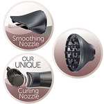 Sèche-cheveux Ionique Remington Curl&Straight - 2200W, 3 températures/ 2 vitesses, brosse, accessoires