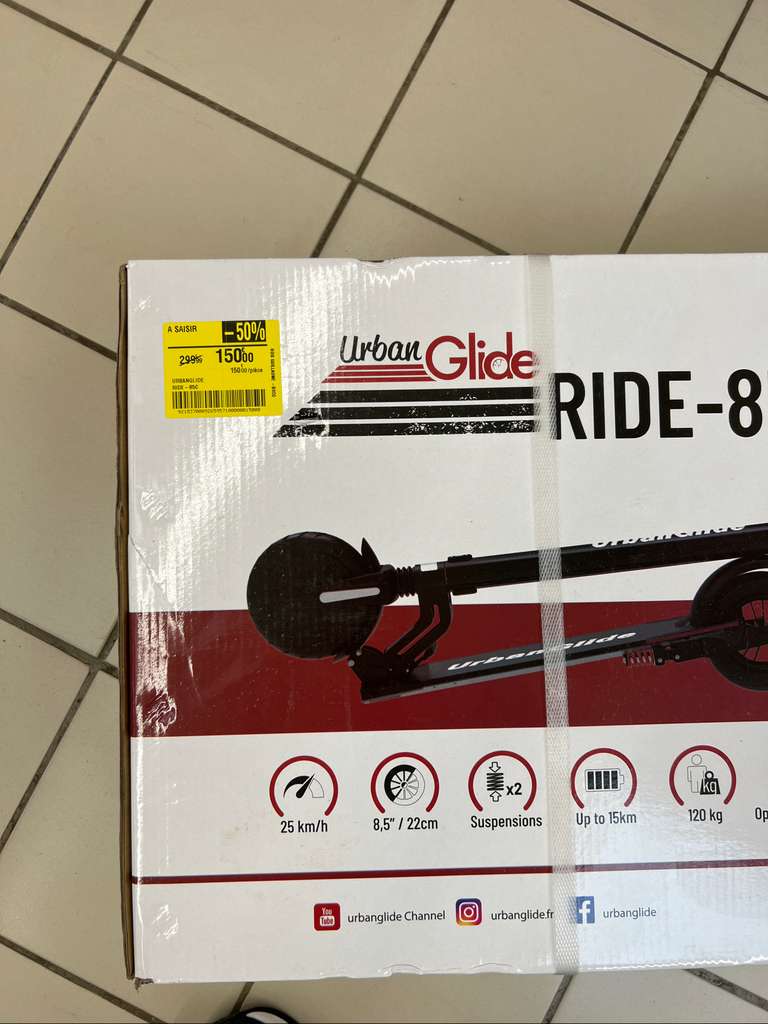 Trottinette électrique Urban Glide Ride-50