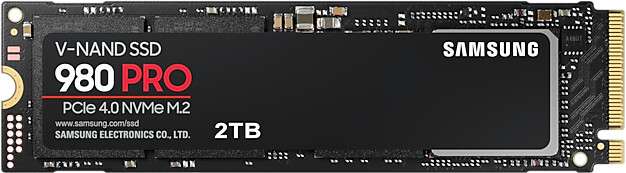 SSD interne M.2. NVMe Samsung 980 PRO MZ-V8P2T0BW - 2 To (Frontaliers Belgique)