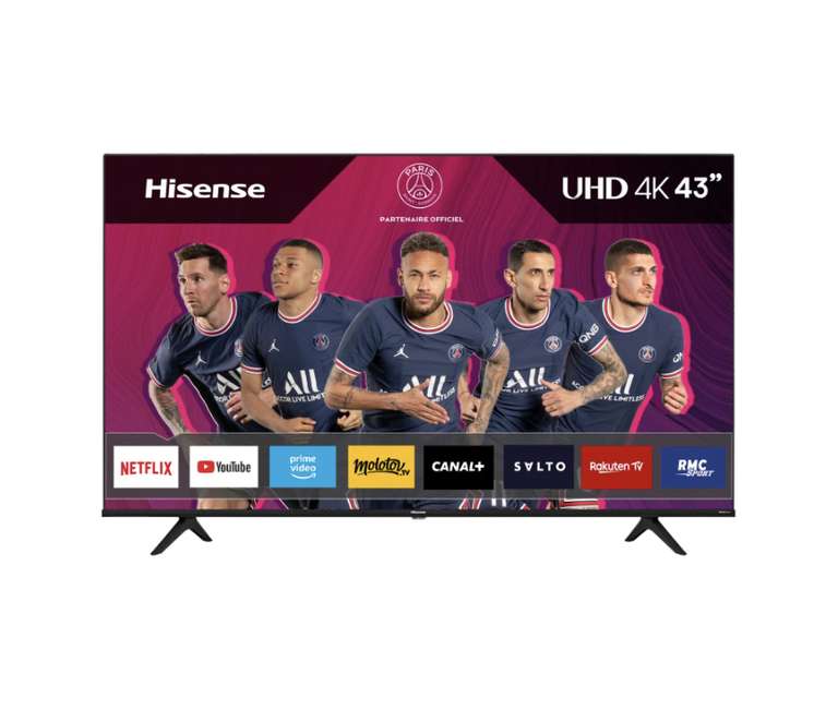 TV 43" Hisense 43A6BG - UHD 4K - Dolby Vision - Smart TV - Dolby Audio - 3xHDMI