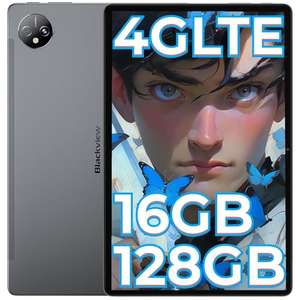 Tablette tactile 10.1" Blackview Tab 80 - MT8788, 16 Go de RAM, 128 Go, Android 13, 7680 mAh (via coupon - vendeur tiers)