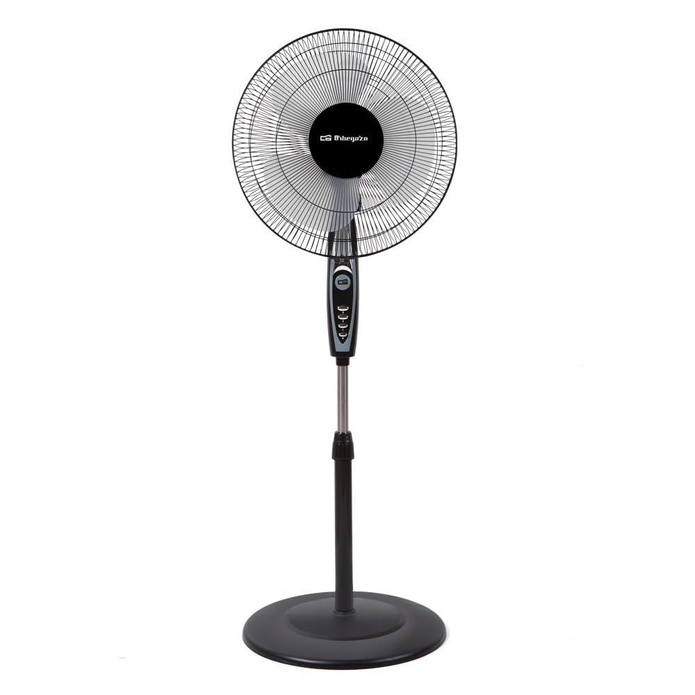 [Prime] Ventilateur sur pied oscillant Orbegozo SF 0148, 3 niveaux de ventilation, pales de 40 cm, hauteur réglable, 50 W