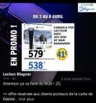 Pack console Sony PS5 Edition Standard + God Of War Ragnarok (via 41€ sur la carte fidélité) - Blagnac (31)