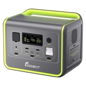 Station électrique portable FOSSiBOT F800 - 800W / 512 Wh, LiFePO4 (Entrepôt EU)