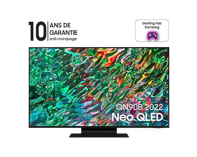 TV QLED 43" Samsung Neo Qled QE43QN90B (2022) - 4K UHD, 100Hz, HDR, Dolby Atmos (+45€ offerts en Carte cadeau)