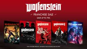 Sélection de Jeux Dématérialisés sur PC de la Franchise Wolfenstein en Promotion - Ex: Wolfenstein II: The New C. (Dématérialisé - Steam)