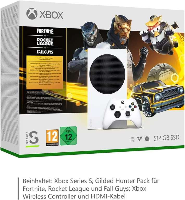 Console Microsoft Xbox Series S - Pack chasseur doré (Frontaliers Suisse)