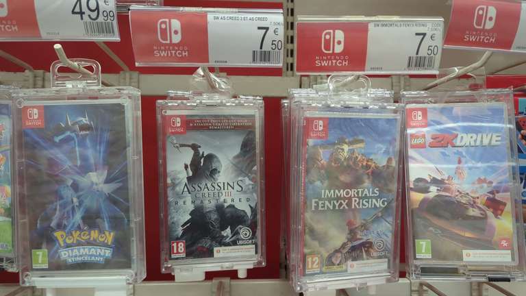 Assassins Creed III ou Immortals Fenyx Rising sur Nintendo Switch - Auchan Grasse (06)