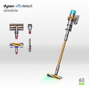 Aspirateur sans-fil Dyson V15 Detect Absolute Gold + Accessoires