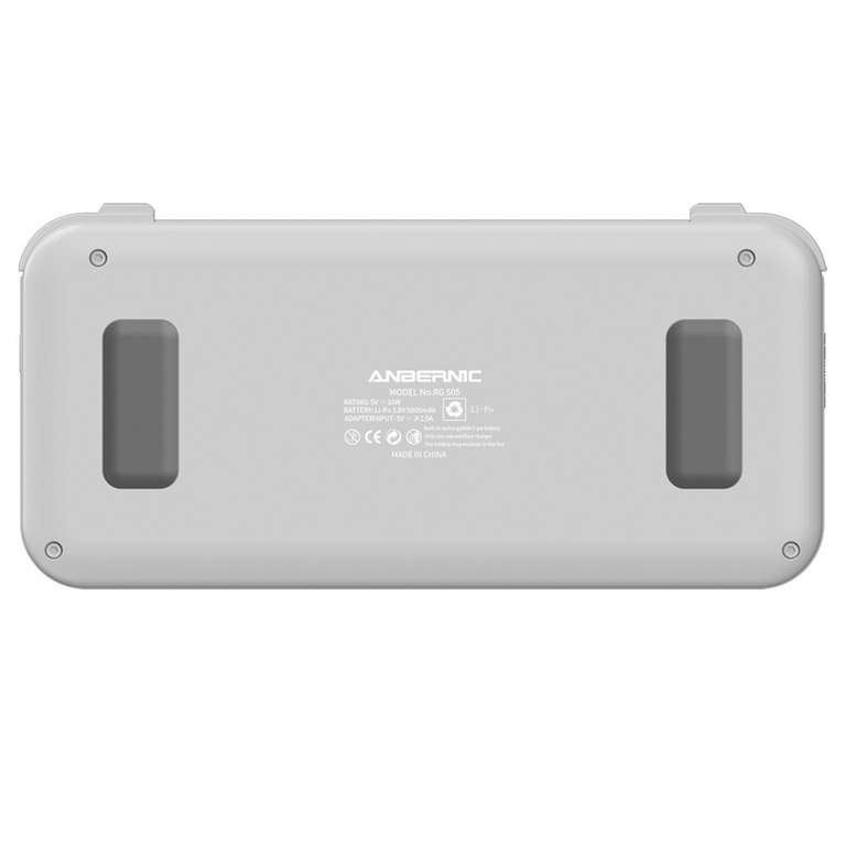 Console retro gaming Anbernic RG505 (sans jeu) - Ecran OLED 4.98" 960x544, Batterie 5000 mAh, WiFi, BT 5.0, gris