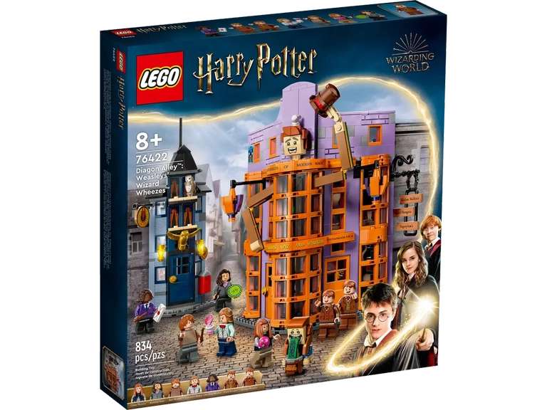 Set Lego Harry Potter - Le Chemin de Traverse : Weasley, Farces pour Sorciers Facétieux (7 figurines incluses, 76422)
