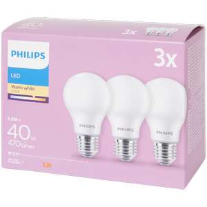 Lot de 3 Ampoules LED Philips 40 watts
