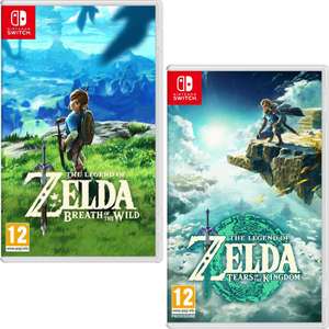 The Legend of Zelda : Tears of the Kingdom ou Breath Of The Wild  sur Nintendo Switch (vendeur Carrefour)