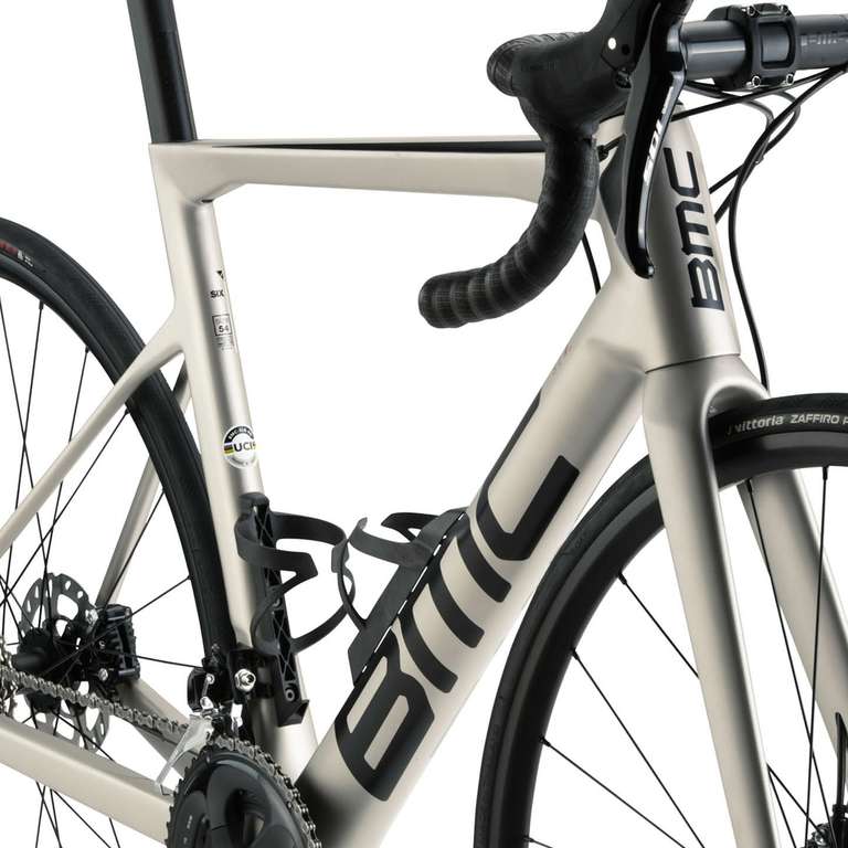 Vélo de route BMC Teammachine SLR FIVE Carbone - blanc (tailles au choix)