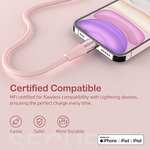 Forinie iPhone Chargeur Câble [Certifié MFi] 2M/Lot de 3 Câble Lightning Charge Rapide