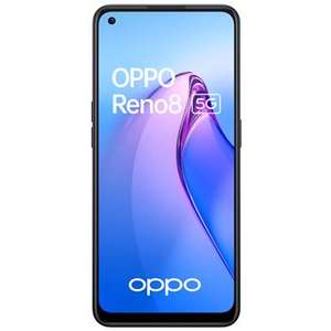 Smartphone 6,43" OPPO Reno 8 5G Noir - 8 Go de RAM, 256Go (209€ pour les clients SFR via ODR)