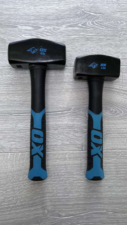 Marteau OX Tools - manche en fibre de verre, 1.1 kg