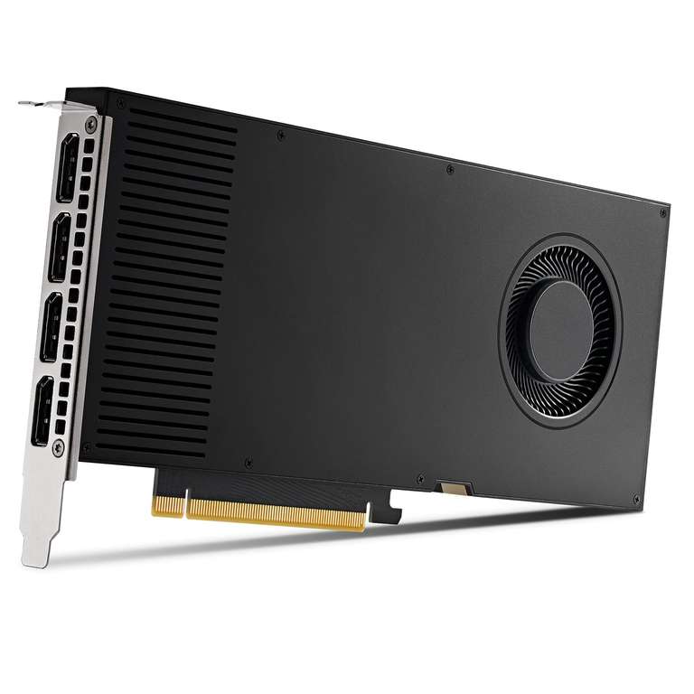 Carte Graphique Nvidia RTX A4000 - 16Gb, Double Slot, 4X Port Display, Support 8k