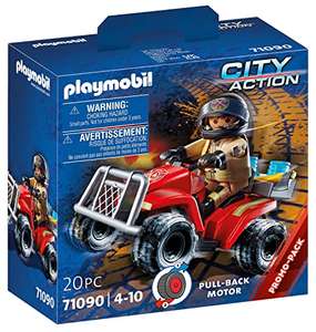 Playmobil city action en promo :71090 Pompier ou 71092 Policier , 71039 Pilote ou 71040 sauveteur en mer (via coupon)