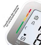 Tensiomètre au poignet Sanitas SBC 15, mesure automatique pression artérielle et pouls, fonction alerte troubles rythme cardiaque