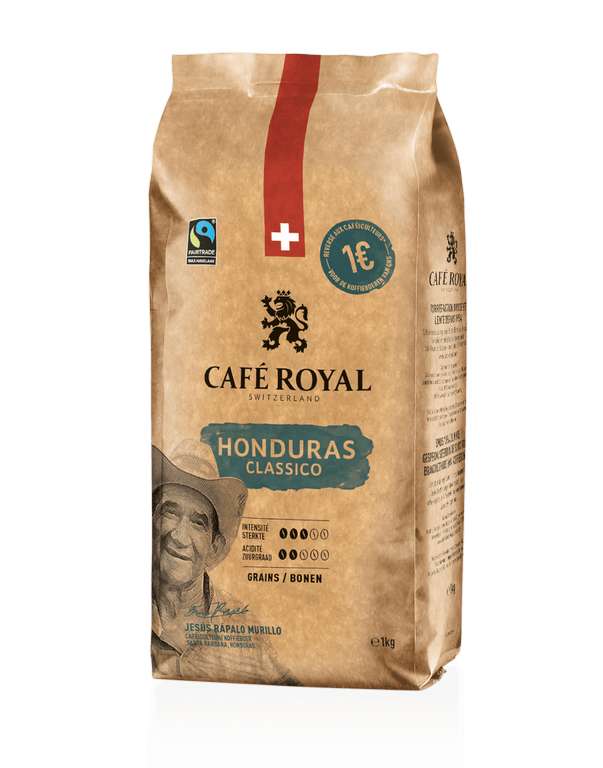 3 paquets de Café en grains Café Royal Honduras Classique - 3 x 1kg