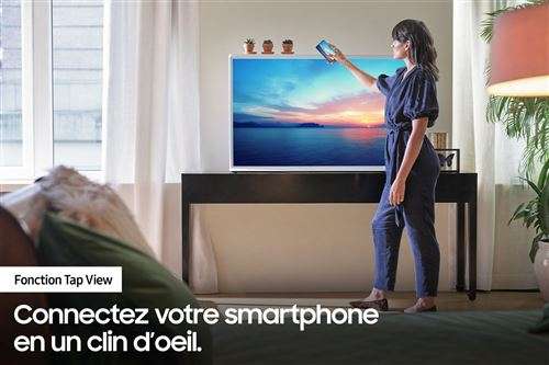 TV 55" Samsung The Serif QE55LS01B (2022)- QLED, 4K UHD, Dalle 100 Hz, HDMI 2.1, Smart TV, cotton blue (Via ODR 100€)