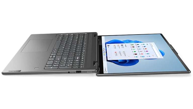 PC Portable 16" Lenovo Yoga 7i Gen 7 - 2.5K Tactile, i5-12500H, 16 Go DDR5, SSD 512 Go, W11 + Souris Essential USB (via ODR de 100€)