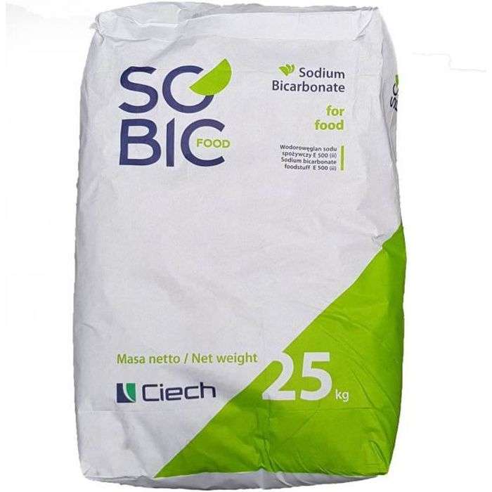 25 kg de bicarbonate de sodium qualité alimentaire