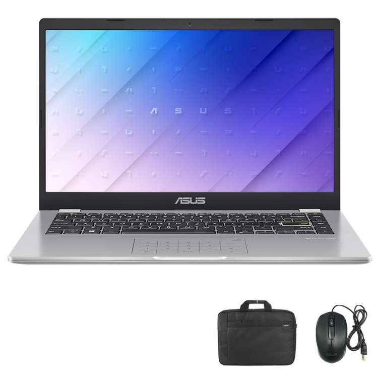 PC portable 14" Asus E410 - FHD, Pentium N5030, 4Go RAM, 128Go eMMC, UHD Graphics 605, Windows 10S