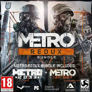 Bundle Metro Redux - Metro 2033 + Metro Last Light + DLCs sur Xbox One et Xbox Series S/X (dématérialisé, store Hongrie)