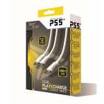 Câble Dual Play & Charge Blanc Steelplay PS5