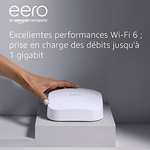 Routeur/répéteur Wi-Fi maillé mesh Amazon eero Pro 6 - Zigbee intégré