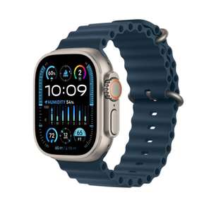 Montre connectée Apple Watch Ultra 2 GPS + Cellular - 49 mm, Titane (Frontaliers Suisse)