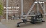 Rameur à eau Kettler - Rower h2o (kettlersport.com)