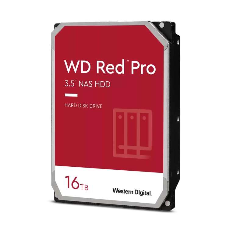Lot de 2 disques durs interne WD Red Pro (NAS) - 2 x 16 To