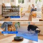 Robot nettoyeur Proscenic 850T 3000 Pa 3 modes de nettoyage Collecteur 250 ml Réservoir d'eau 200 ml Alexa Google Home-Noir (Stock Europe)