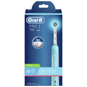 Brosse à dents électrique Oral B Pro 1 Cross Action (via 23.79€ sur la Carte de Fidélité)