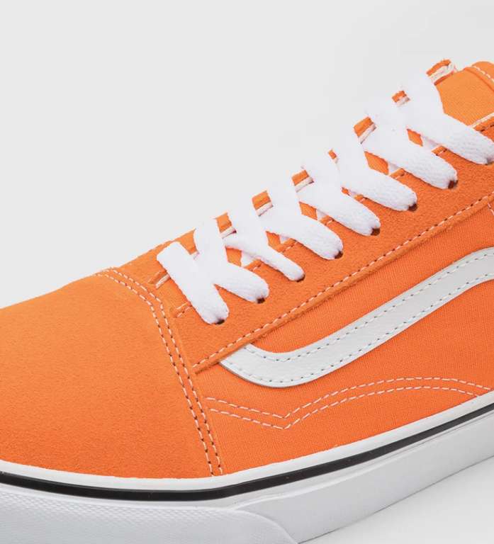 Sélection de chaussures Vans en promotion - Ex : Vans Old Skool Unisex - Orange (du 34.5 au 40.5)