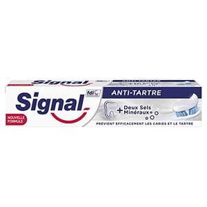 Dentifrice Signal Anti tartre - 75ml (Via coupon Prévoyez & Economisez)